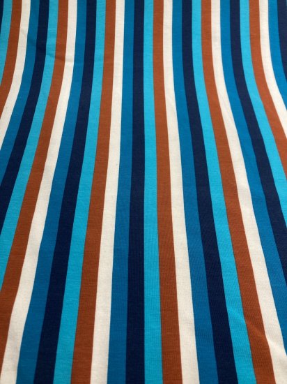 Retro Jersey Längsstreifen - zum Schließen ins Bild klicken