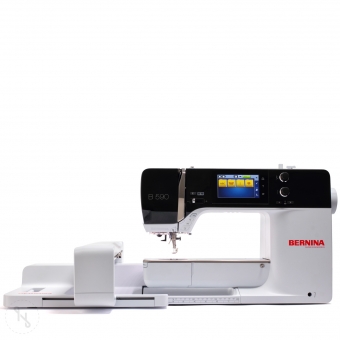 Bernina 590 mit Stickmodul - zum Schließen ins Bild klicken